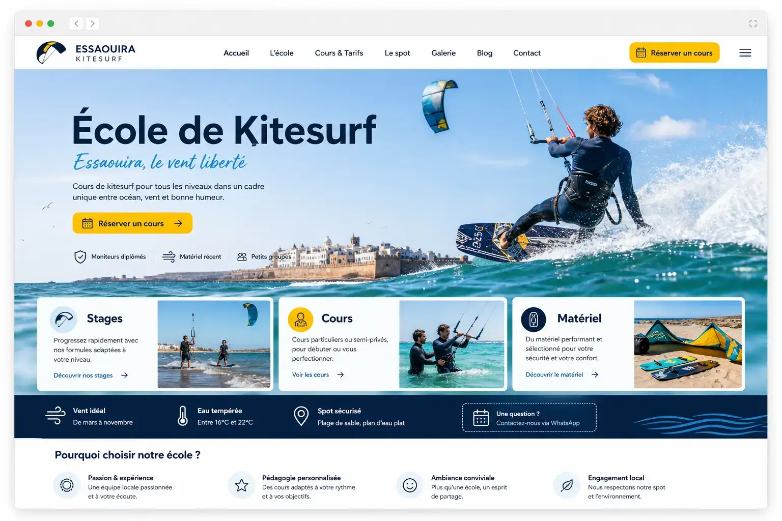 marketing agency in Rabat for an acquisition landing page